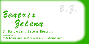 beatrix zelena business card